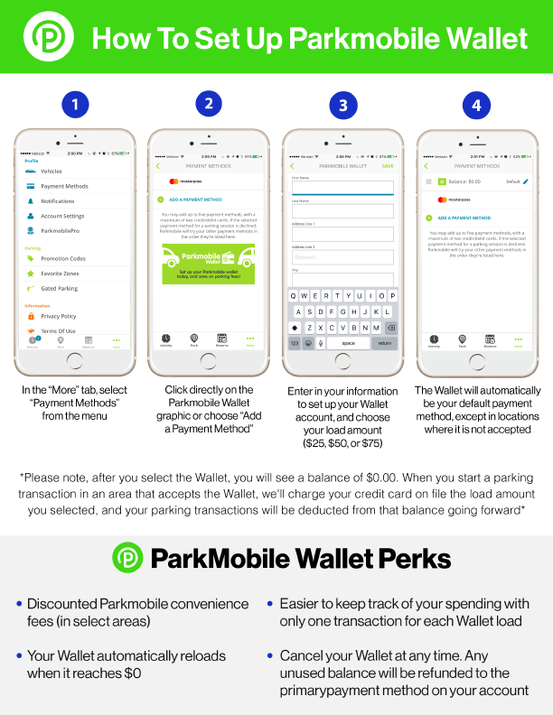 ParkMobile Wallet