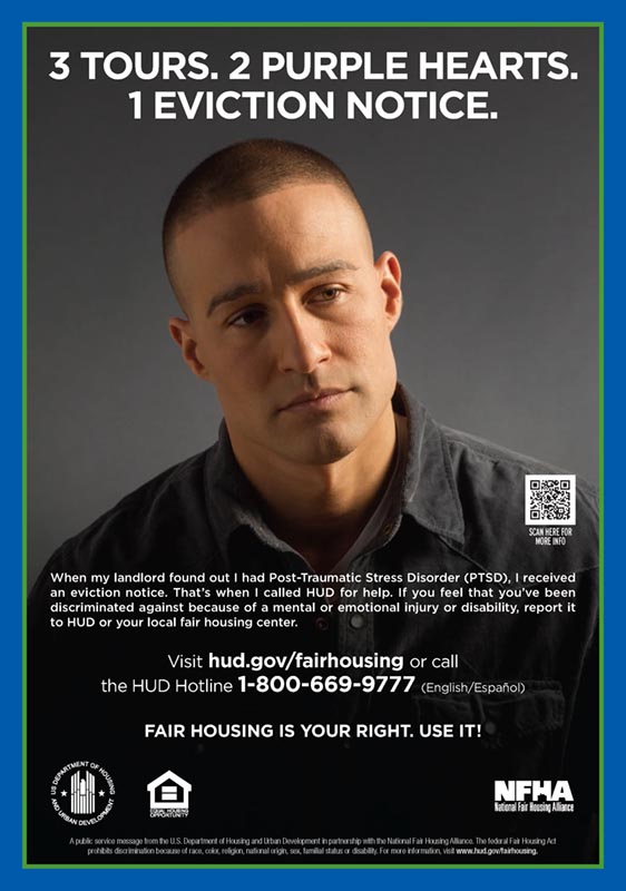 veteran ptsd poster nfha equal housing opportunity discrimination