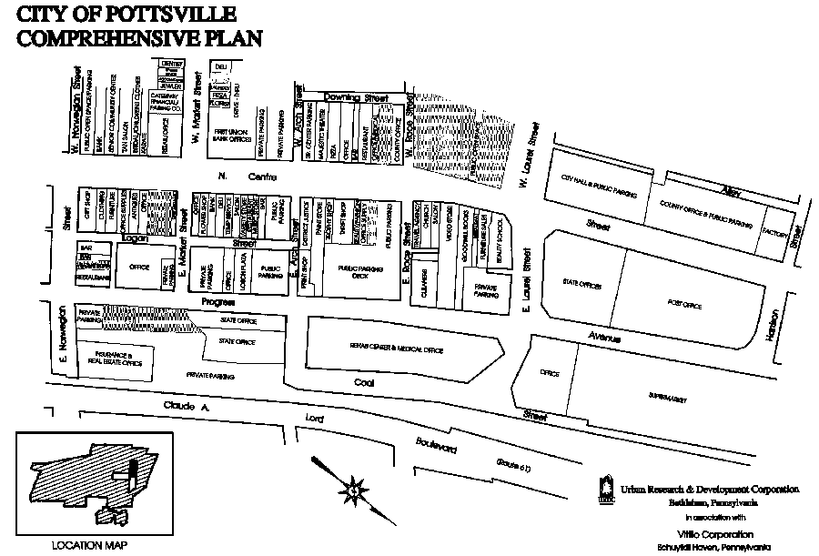 Existing Land Use - North Centre Street Enlargement